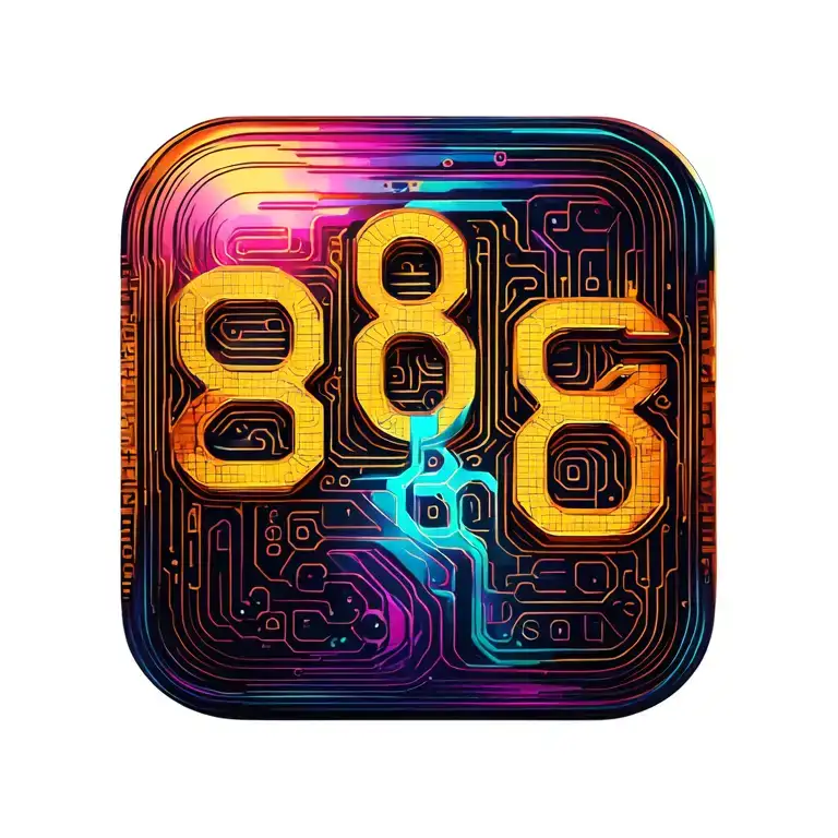 Binar Code Bar Numbers