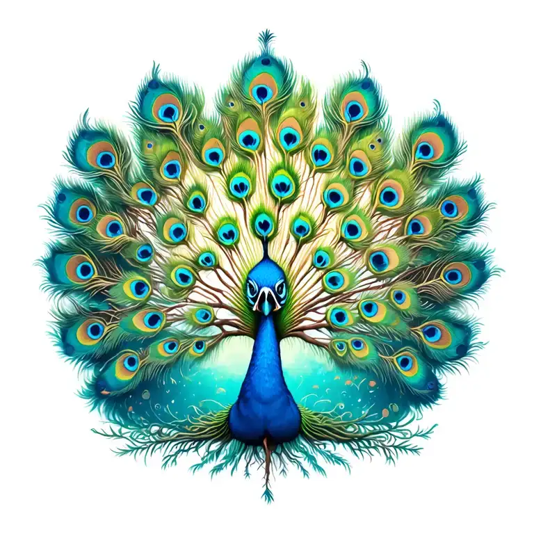 Peacock Tree Of Life Tree