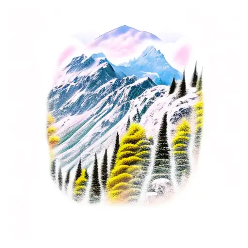 Mountains Road Car Space