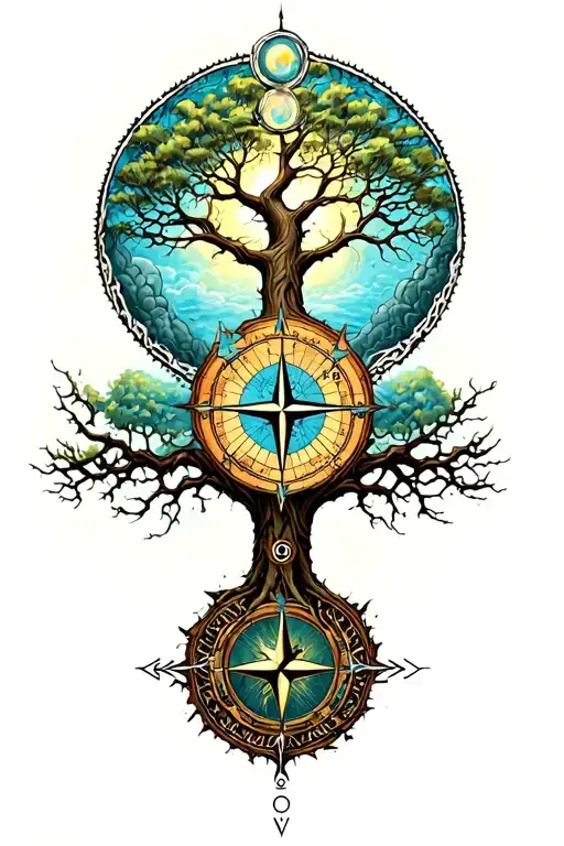 Tree Of Life And Incorporating Metatron Cube With A Compass