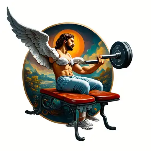 Angel Bench Pressing