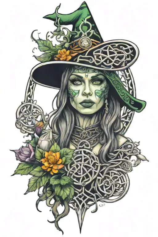 Celtic Irish Witch