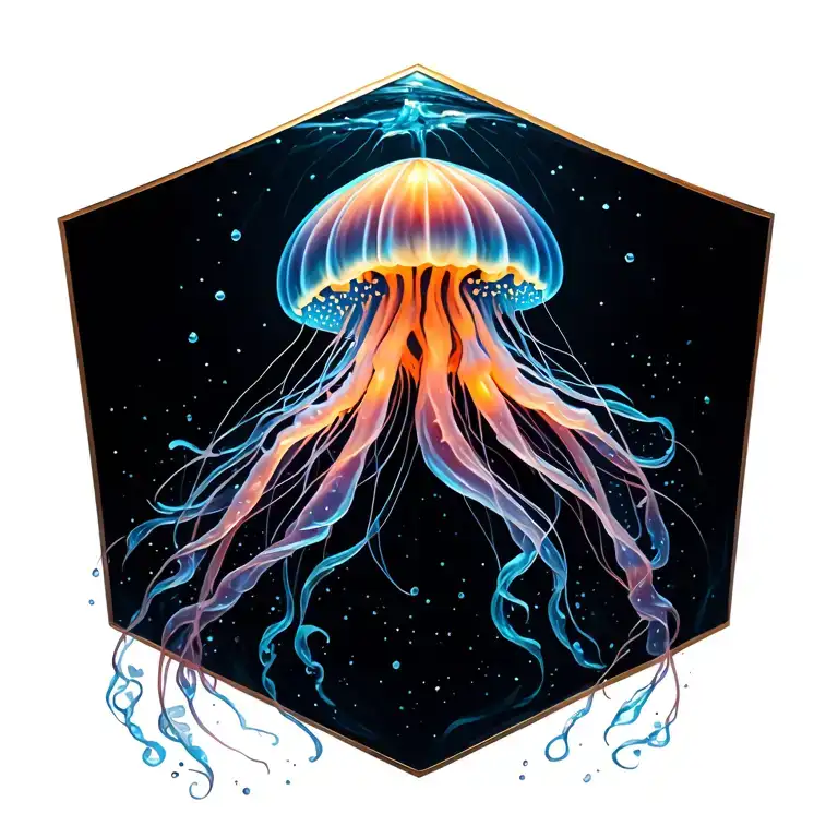 Elegant Jellyfish Floating Gracefully