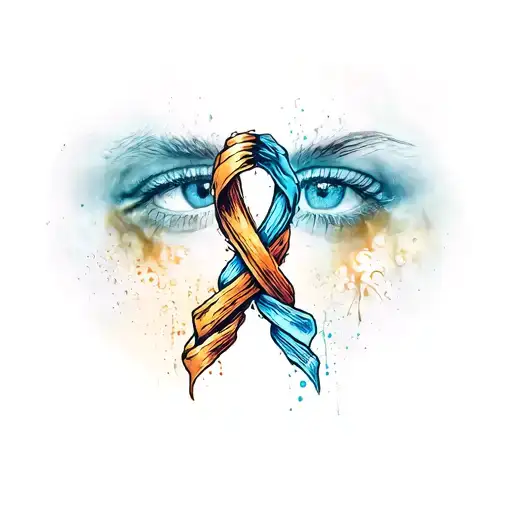 Child Abuse And Foster Care Survivor Symbol Intertwined