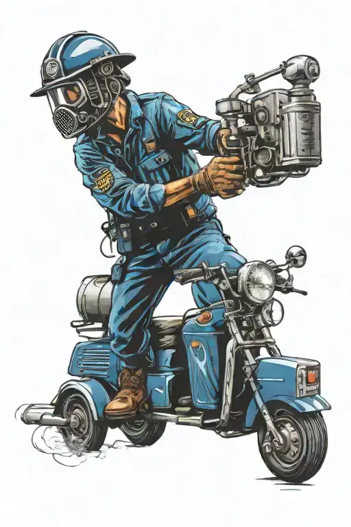 Navy Welder Police Truck Driver