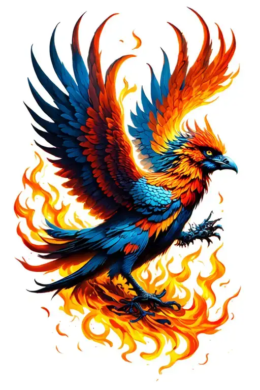 Phoenix Rising From The Ashes