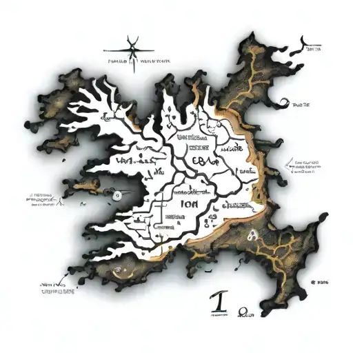 Map Of Iceland Runes