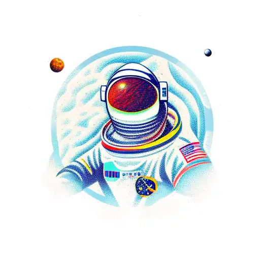 Astronaut Drinking Beer