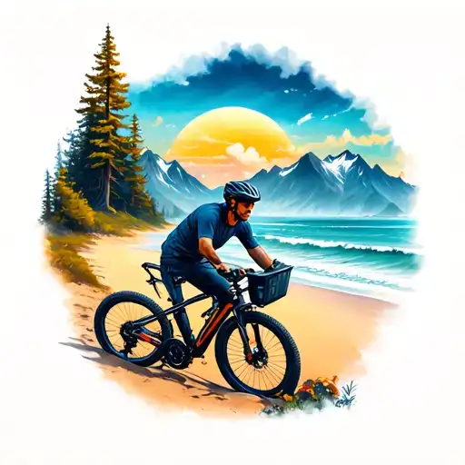 Cycling Camping Computers Mountains Beach