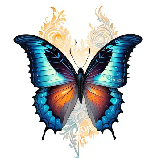 Butterfly And Scorpio Zodiac Sign