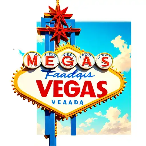 Vegas Sign And A Robin