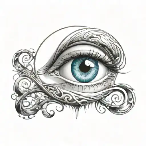 Eye Infinity Symbol Made