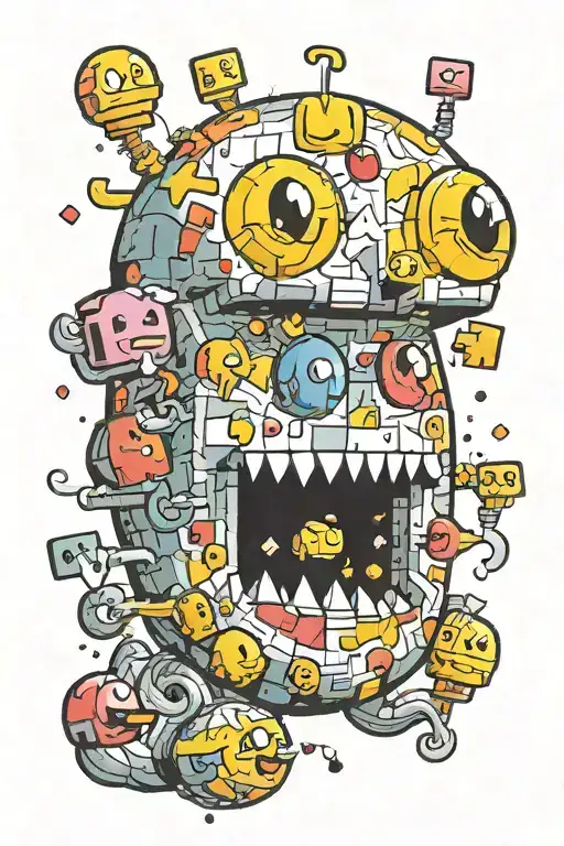 Pacman 3D Jigsaw Puzzle