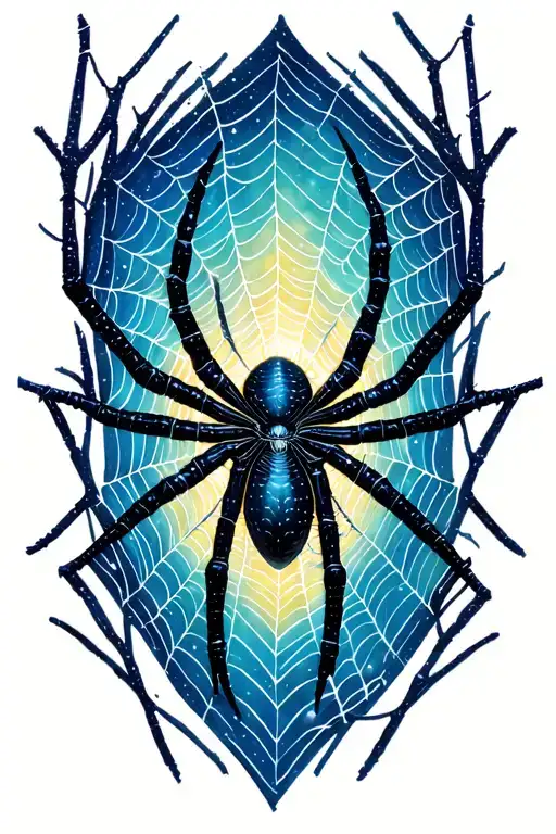 Spiderweb Spells Out Kazralyn