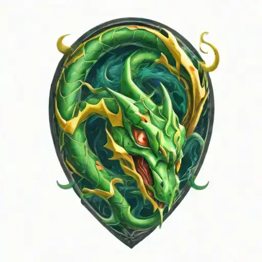 Shiny Rayquaza Pokemon