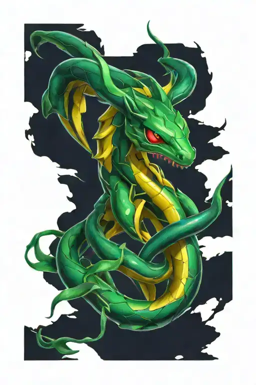 Shiny Rayquaza Pokemon