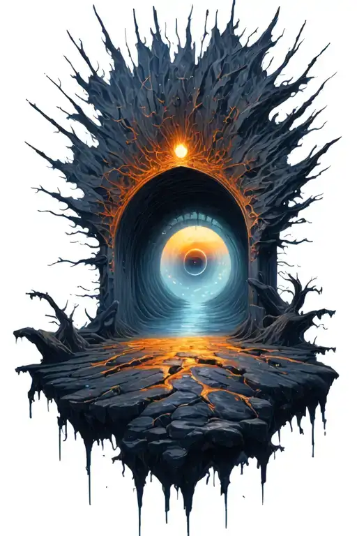 Large Portal Radiating Darkness