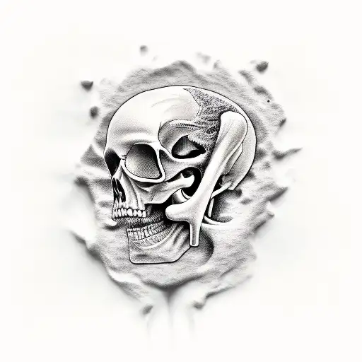 Dark Bio Portrait Bone