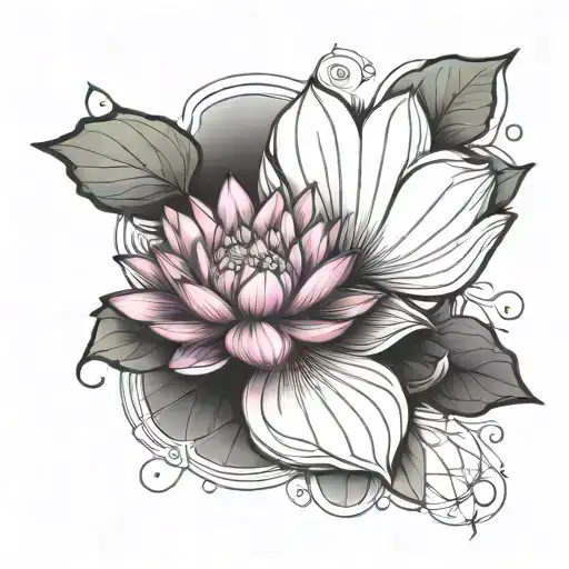 Bright And Beautiful Lotus Flower