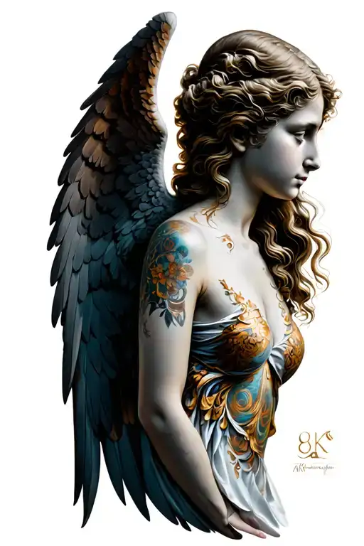 Angel Side Profile
