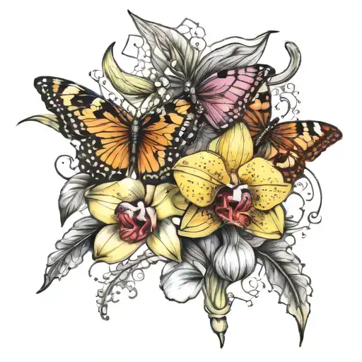 Chepelet And Butterfly Orchid Solo Line