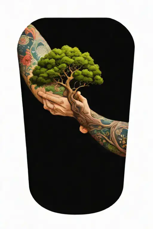 Tree Of Life With Nothing In The Background