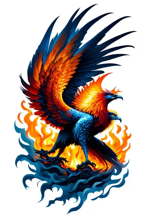 Phoenix Rising From The Ashes