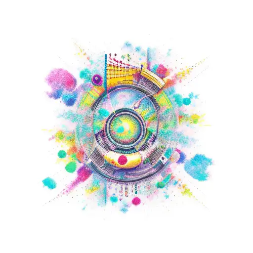 Music Notation With Many Colors