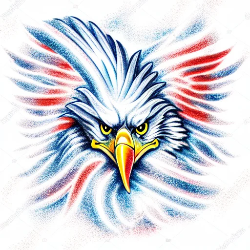 Eagle American Flag
