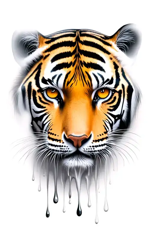 Just Tiger Eyes With The Paper Tears Flowing