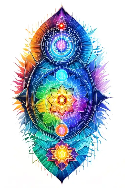 Geometric Chakra Symbols