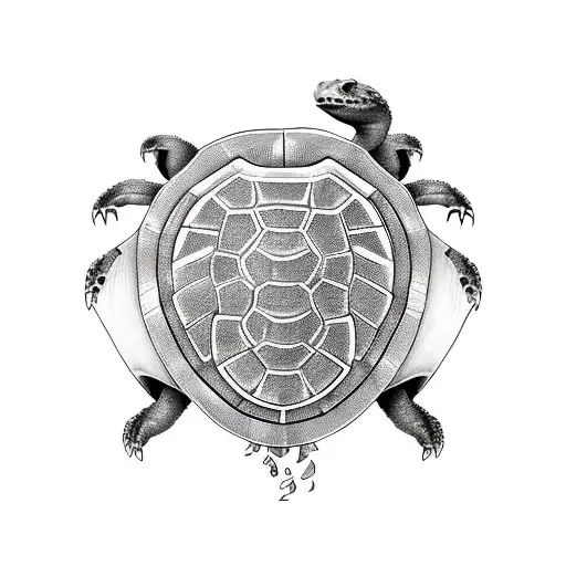 Turtle Fighting Dragon