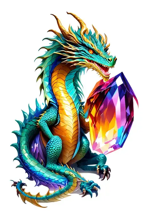 Gemstone Scaled Dragon