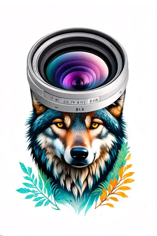 Wolf Forest Photo Camera Lens