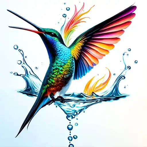 Humming Bird Water