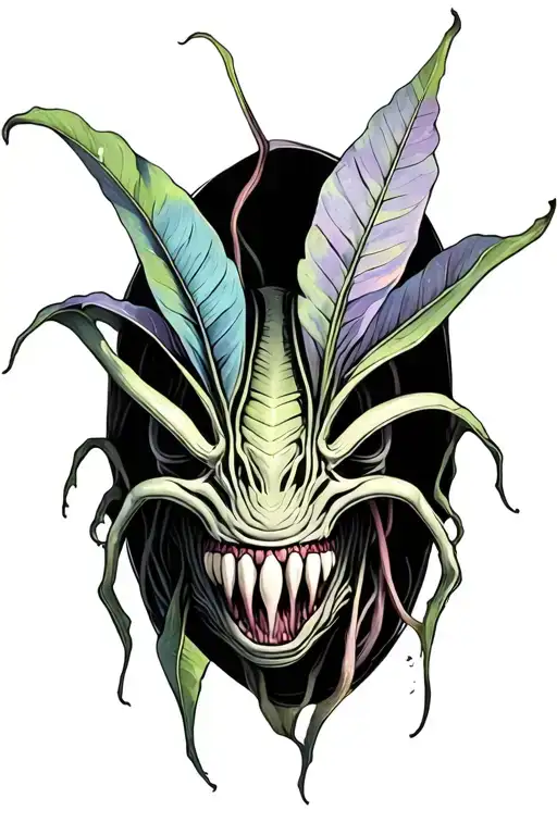 Alien Like Plant With Teeth