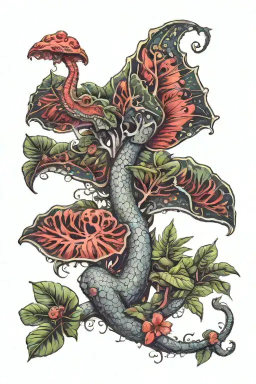 Monstera Mushroom Dragon