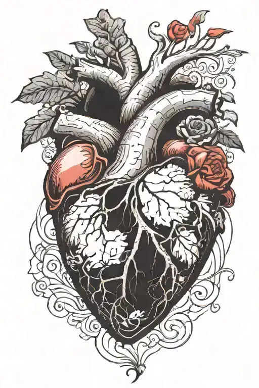 Realistic Heart Symbolizing Love