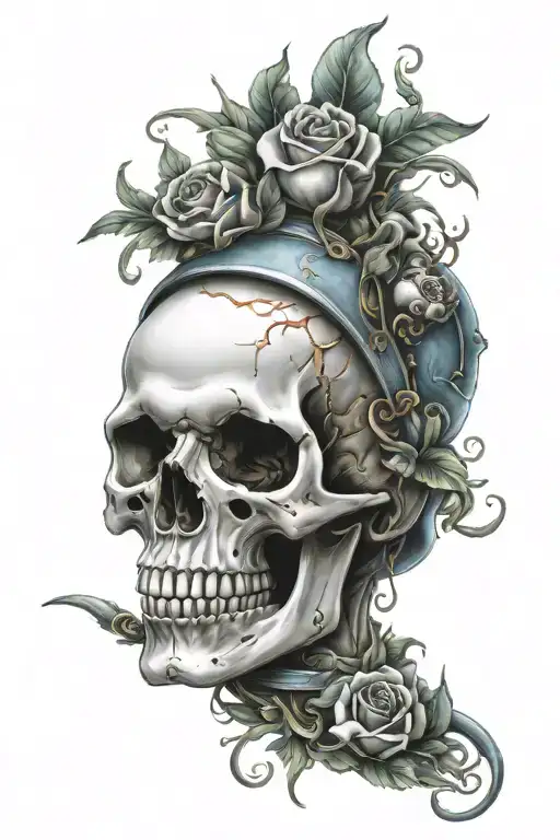 Skull With A Ballance