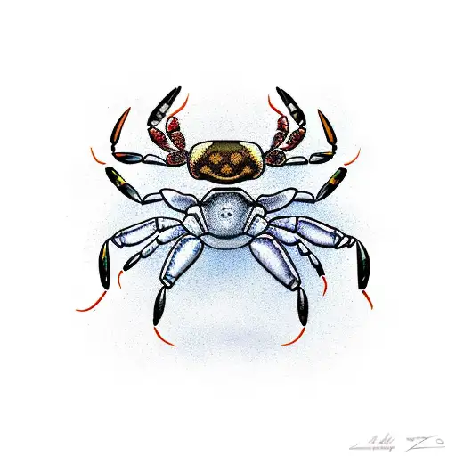 Scorpion With A Crab