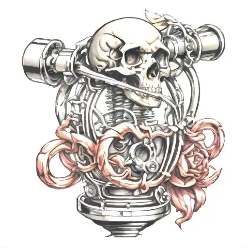 Create A Tattoo Featuring A Chastity Cage As A Central Element