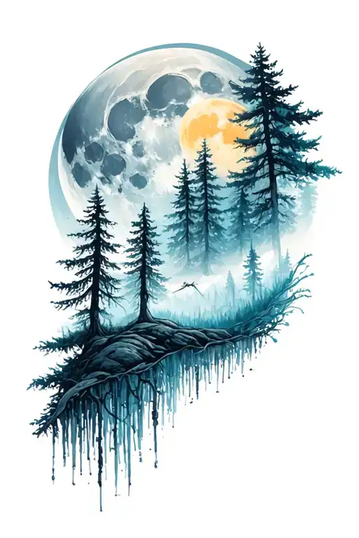 Forest And The Moon