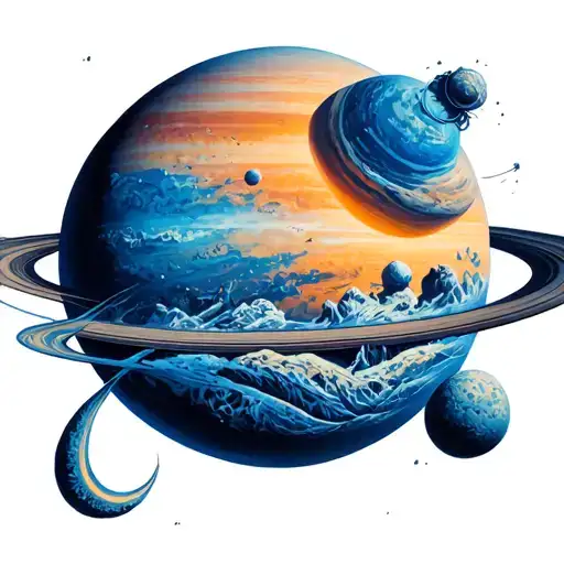 The Planet Neptune In March 1985