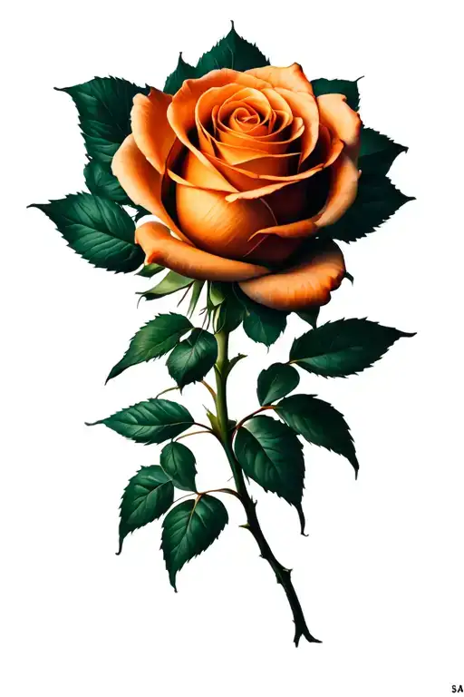 Orange Rose