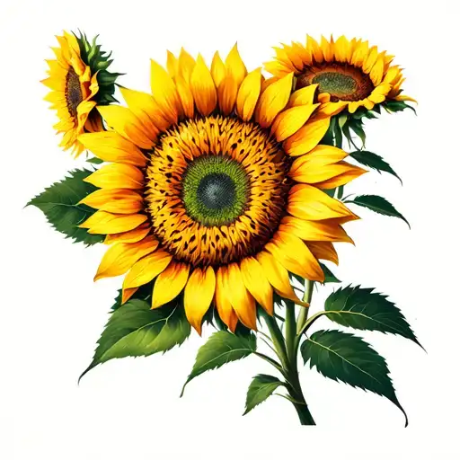 Sunflower Blooming