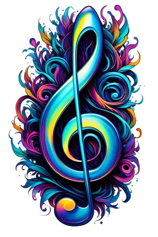 Treble Clef Intertwined