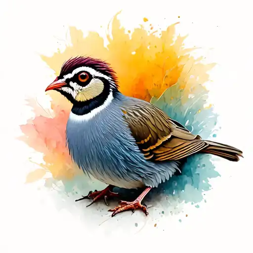 Southern California Male Quail