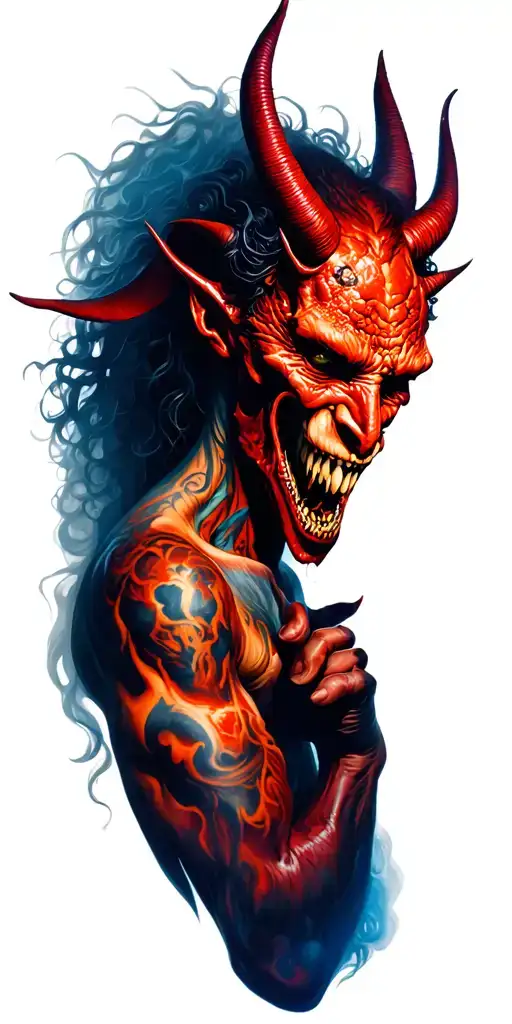 Michael Killing The Devil