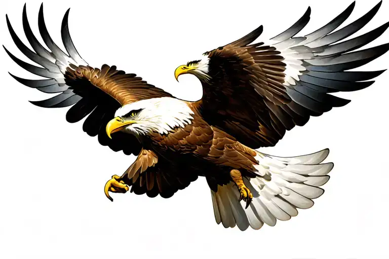 Realistic Eagle Soaring