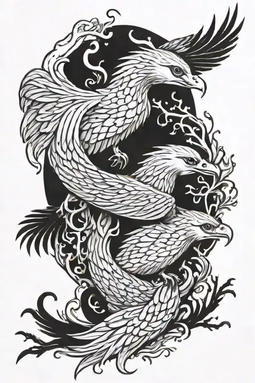 A Phoenix And An Otter